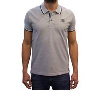 Cerruti 1881 Polo manches courtes chiné Classic Vert Jade Homme XL
