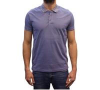 Cerruti 1881 Polo manches courtes col gris Santerno Bleu Gris Homme XL