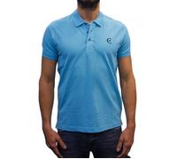 Cerruti 1881 Polo manches courtes logo brodé Tiber Bleu Clair Homme XXL