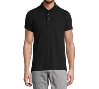 Polo Manches Courtes Coton Doux Bande Logo Épaule Ballabile Homme Cerruti
