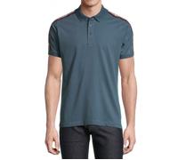 Cerruti 1881 Polo manches courtes uni Diego Bleu Denim Homme M