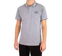 Cerruti 1881 Polo Manches Courtes uni Guido - L Gris