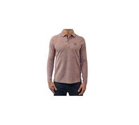 Cerruti 1881 Polo Manches Longues chiné Natisone - XL Rouge