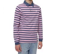 Cerruti 1881 Polo Manches Longues Rayures Calabria - S Rose