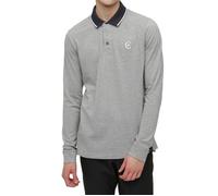 Cerruti 1881 Polo manches longues uni Fillipo Gris Homme S