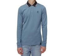Cerruti 1881 Polo manches longues uni Fillipo - S Bleu Denim