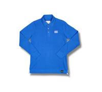 Cerruti 1881 Polo manches longues uni Gabriel - L Bleu Roi