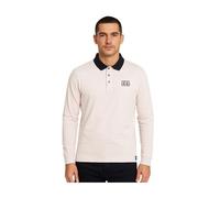 Cerruti 1881 Polo manches longues uni Gabriel Rose Clair Homme M