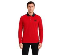 Cerruti 1881 Polo manches longues uni Gabriel Rouge Homme S