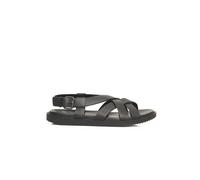 Cerruti 1881 - Sandale homme en cuir noir - Homme - Chaussures - Noir - Taille: 45 EU