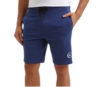 Cerruti 1881 Short en coton logo brodé Collosale Bleu Homme XXL