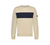 Cerruti 1881 Sweat-shirt col rond avec bande Monta Beige Homme XXL