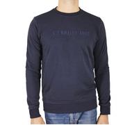 Cerruti 1881 Sweat-shirt col rond brodé Impero Bleu Marine Homme XXL