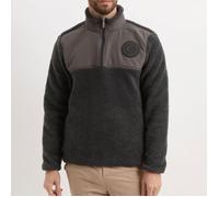 Cerruti 1881 Sweat-shirt polaire demi zip Sherpa Frontignan Gris Homme S