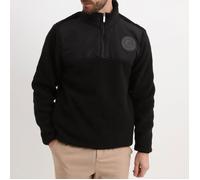Cerruti 1881 Sweat-shirt polaire demi zip Sherpa Frontignan Noir Homme S