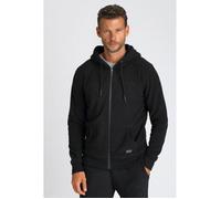 Cerruti 1881 Sweat-shirt polaire zippé à capuche Sherpa Noir Homme XXL