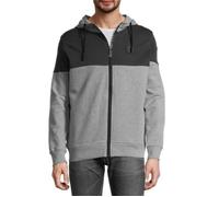 Cerruti 1881 Sweat-shirt zippé à capuche bicolore Esteve Noir Homme S