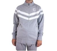 Cerruti 1881 Sweat-shirt zippé à capuche uni Caen Gris Homme S