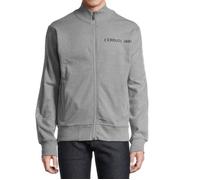 Cerruti 1881 Sweat-shirt zippé à capuche uni Treport Gris Homme S