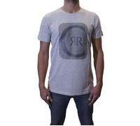 Cerruti 1881 T-shirt manches courtes col rond logo rayé De Niro Gris Homme S