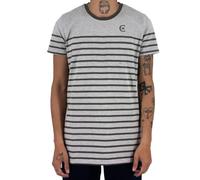 Cerruti 1881 T-Shirt marinière Manches Courtes Deciso - L Gris