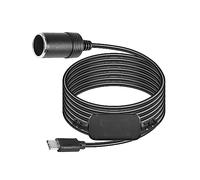 CERRXIAN 3,9 pieds USB C mâle vers 12V Allume-cigare de voiture Step Up Socket Adaptateur Câble d'alimentation pour Dash Cam, GPS, Bandes lumineuses LED de voiture-1,2 m