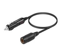 CERRXIAN Câble convertisseur allume-cigare de voiture vers prise Hella DIN, câble d'interface de charge Hella/DIN femelle pour moto avec prise allume-cigare mâle standard Intégré 10A fusible - 1,1 pi