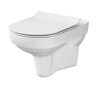 Cersanit City cuvette wc avec abattant à descente lente suspendue oui blanc K701-143