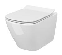 Cersanit City cuvette wc avec abattant à descente lente suspendue oui blanc S701-405