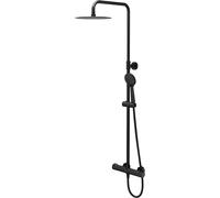 Cersanit City ensemble de douche mural avec thermostat oui noir S951-848
