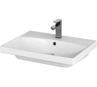 Cersanit City lavabo 60x45 cm rectangulaire de meuble blanc brillant K35-006