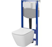 Cersanit City Square kit wc châssis + cuvette + abattant oui S701-891