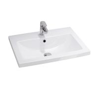 Cersanit Como lavabo 60x45 cm rectangulaire de meuble blanc brillant K32-003-BOX