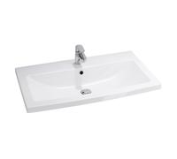 Cersanit Como lavabo 80x45 cm rectangulaire de meuble blanc K32-004-BOX