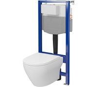 Cersanit Larga kit wc châssis + cuvette + abattant oui S701-893