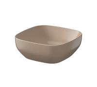 Cersanit Larga lavabo 38x38 cm carrée à poser marron/beige K677-058