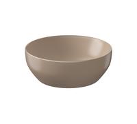 Cersanit Larga lavabo 40x40 cm ronde à poser marron/beige K677-046