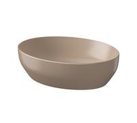 Cersanit Larga lavabo 50.5x38.5 cm ovale à poser marron/beige K677-052