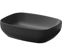 Cersanit Larga lavabo 50x38.5 cm rectangulaire à poser anthracite K677-013