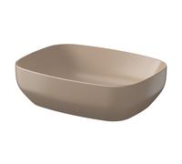 Cersanit Larga lavabo 50x38.5 cm rectangulaire à poser marron/beige K677-063