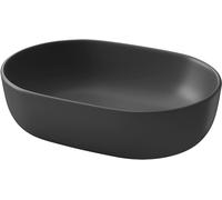 Cersanit Moduo lavabo 50x35.5 cm ovale à poser anthracite mat K116-107