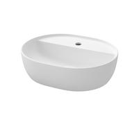 Cersanit Moduo lavabo 50x40 cm ovale à poser blanc K116-154