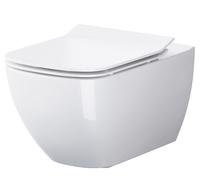 Cersanit Virgo ensemble cuvette + abattant suspendue oui blanc S701-427