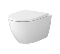 Cersanit Zen cuvette wc avec abattant à descente lente suspendue oui oui blanc brillant S701-719