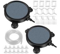 cersaty 55 Pcs Pierre à Air étang Trousse, 120×19mm Air Stone Pierre Bulleur Aquarium pour étangs, Aquariums, Aquariums, Pierres à Oxygène D'aquarium