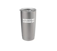 Certainement pas un espion russe Gobelet isotherme en acier inoxydable double paroi