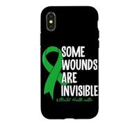 Certaines blessures sont Invisibles #MentalHealthMatter Coque pour iPhone X/XS