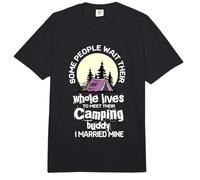 Certaines Personnes Attendent de se Rencontrer mais J'Ai épousé Mon pote de Camping Comfort Colors Adult Heavyweight T-Shirt