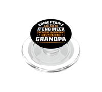 Certaines Personnes m'appellent « ingénieur Informatique », « Important, Appelez-Moi Grand-père » PopSockets PopGrip pour MagSafe