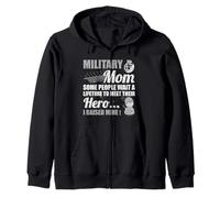 Certains Attendent Toute Leur Vie Rencontrez Hero Raised Mine Military Mom Sweat à Capuche